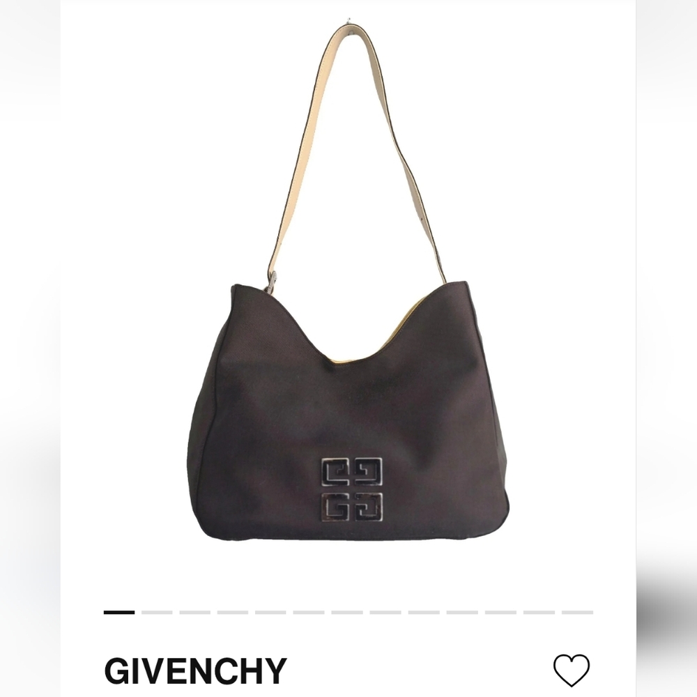 Givenchy Black and Cream Shoulder Bag